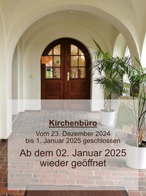 Eingang Kirchenbüro Varel.